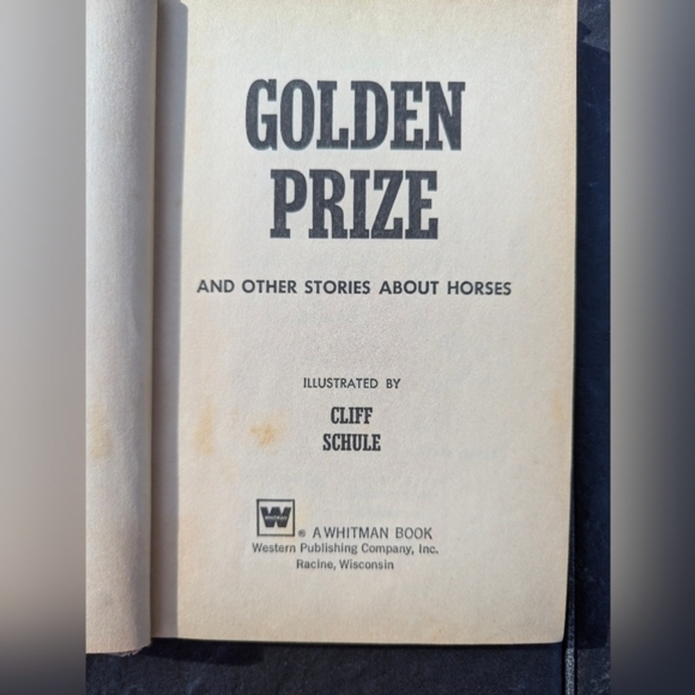 Golden‎ Prize Other Horse Stories Vintage Hardcover Storybook Collection 70s - Picture 5 of 8